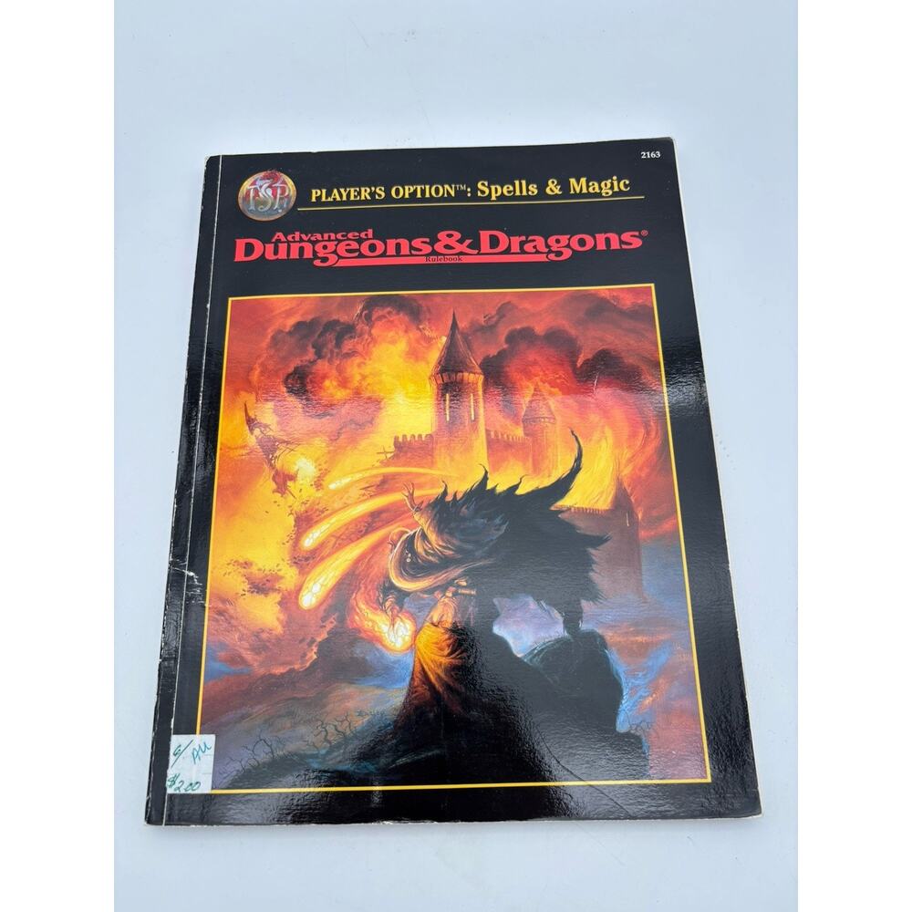 Advanced Dungeons & Dragons Player’s Option: Spells & Magic #2163 VG Condition